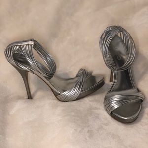 Silver Aldo Heels